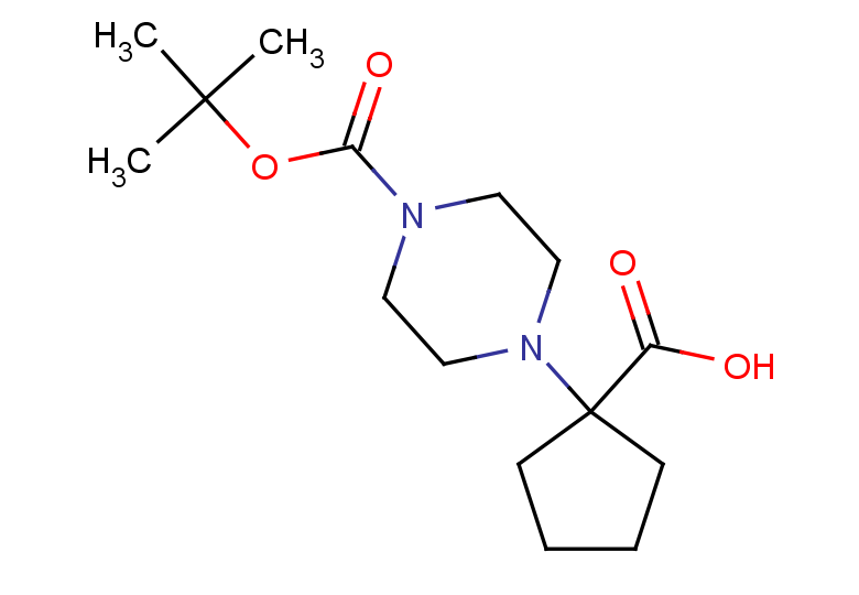 1-{4-[(tert-butoxy)carbonyl]piperazin-1-yl}cyclopentane-1-carboxylic acid