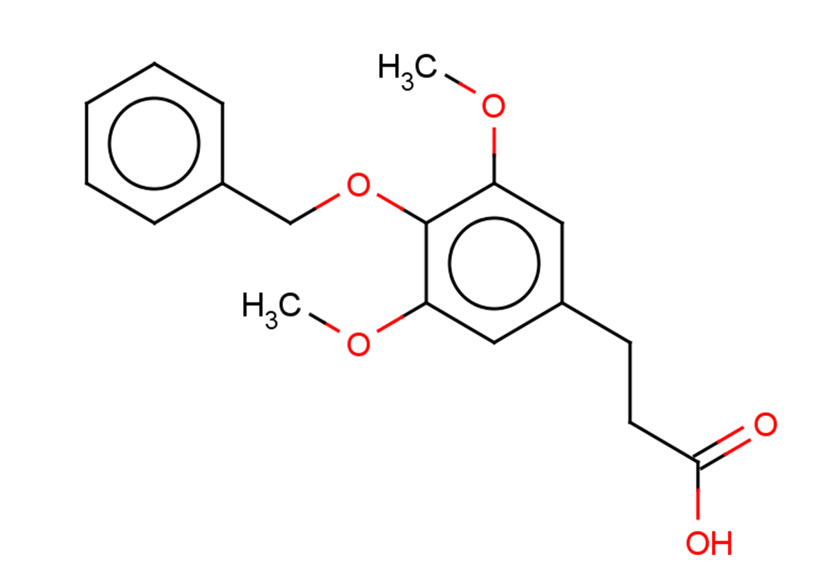 3-[4-(benzyloxy)-3,5-dimethoxyphenyl]propanoic acid