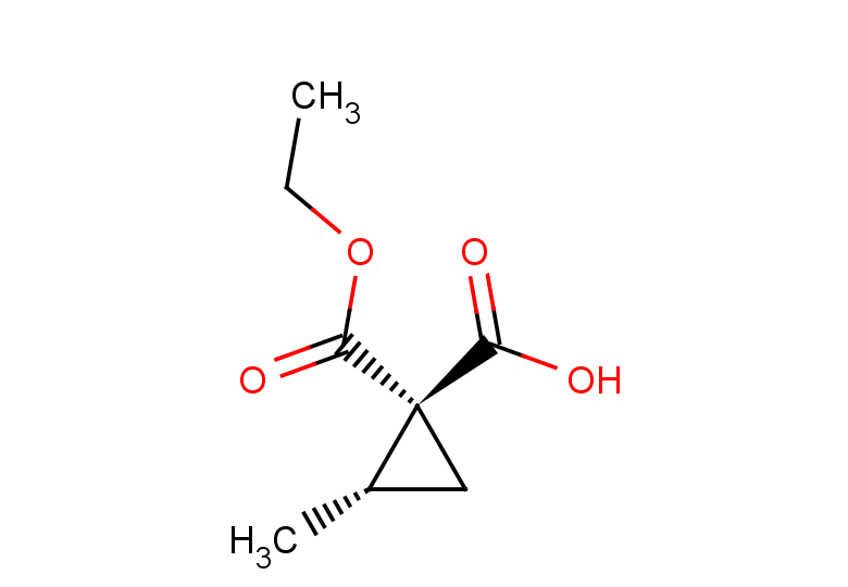 rac-(1R,2S)-1-(ethoxycarbonyl)-2-methylcyclopropane-1-carboxylic acid, trans