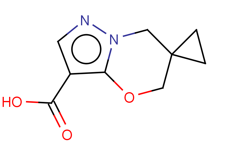 5',7'-dihydrospiro[cyclopropane-1,6'-pyrazolo[3,2-b][1,3]oxazine]-3'-carboxylic acid