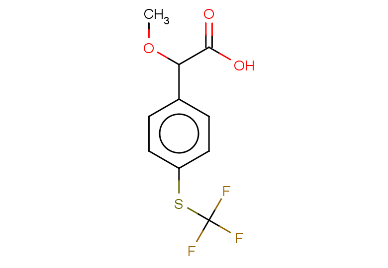 2-methoxy-2-{4-[(trifluoromethyl)sulfanyl]phenyl}acetic acid