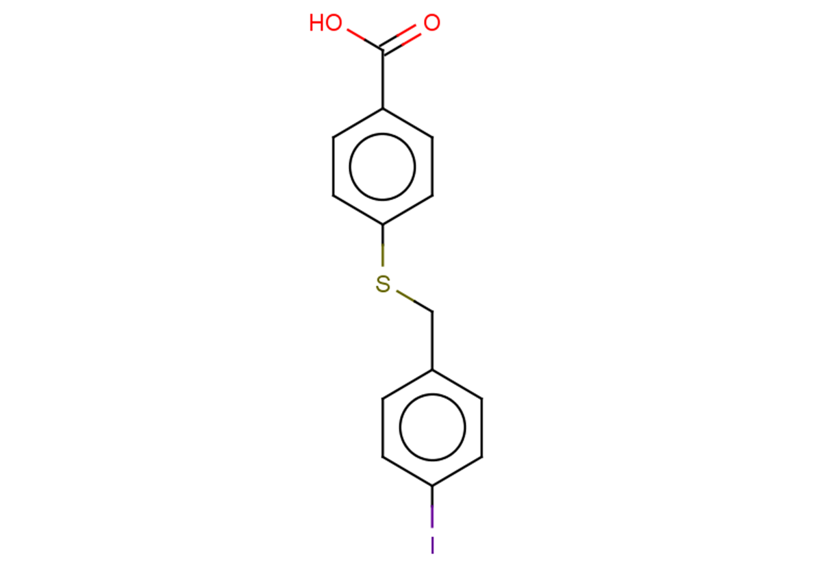 4-{[(4-iodophenyl)methyl]sulfanyl}benzoic acid
