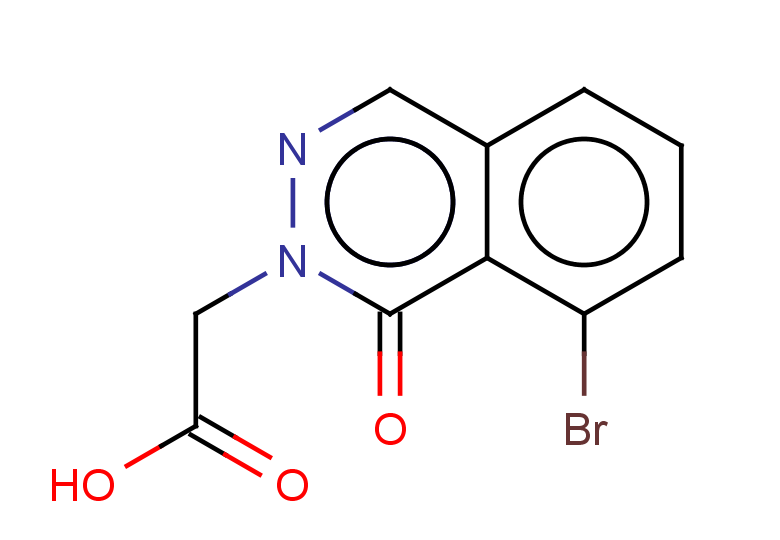 2-(8-bromo-1-oxo-1,2-dihydrophthalazin-2-yl)acetic acid
