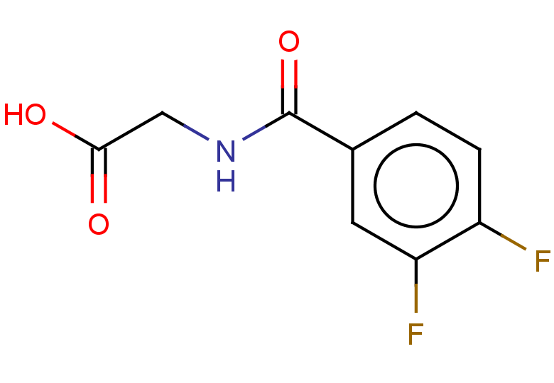 2-[(3,4-difluorophenyl)formamido]acetic acid
