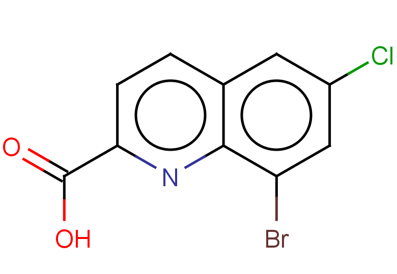 8-bromo-6-chloroquinoline-2-carboxylic acid