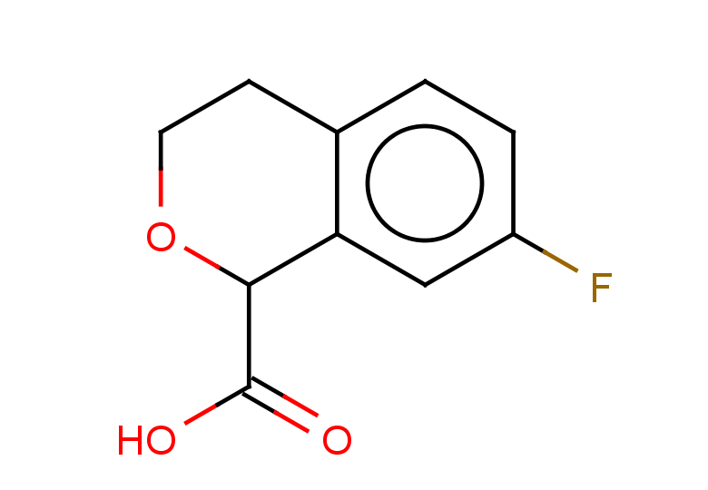 7-fluoro-3,4-dihydro-1H-2-benzopyran-1-carboxylic acid