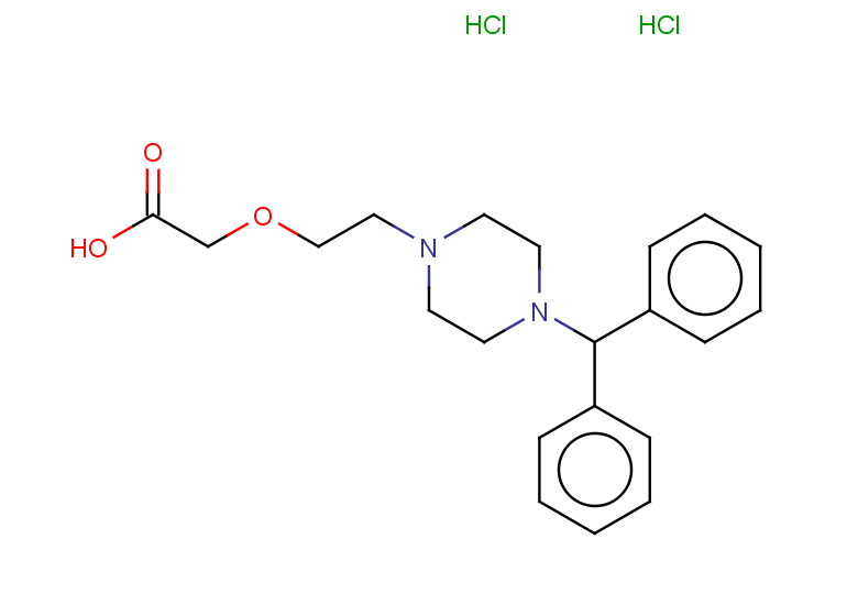 2-{2-[4-(diphenylmethyl)piperazin-1-yl]ethoxy}acetic acid dihydrochloride