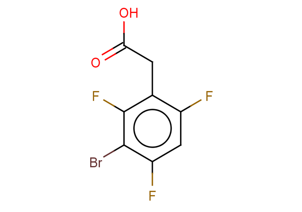 2-(3-bromo-2,4,6-trifluorophenyl)acetic acid