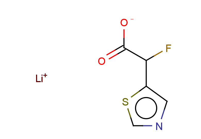 lithium 2-fluoro-2-(1,3-thiazol-5-yl)acetate