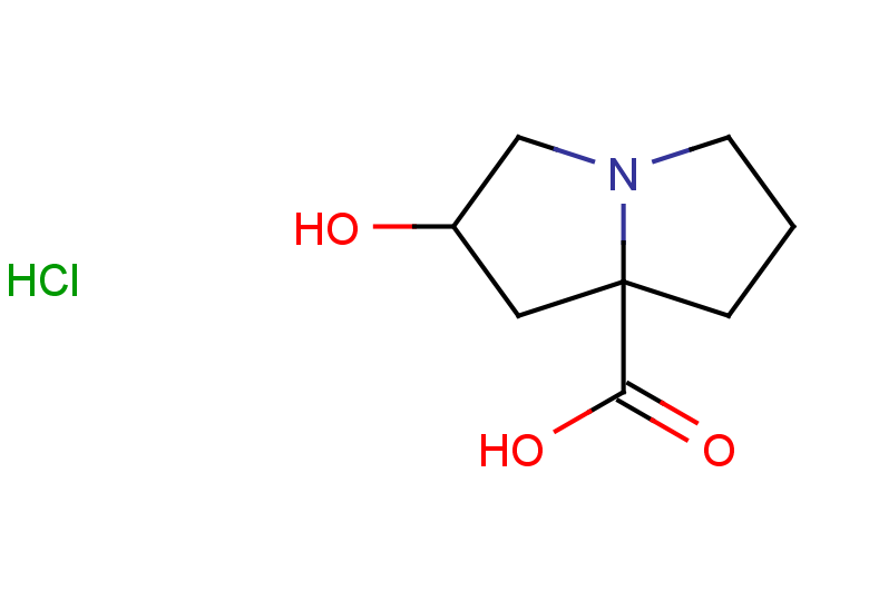 2-hydroxy-hexahydro-1H-pyrrolizine-7a-carboxylic acid hydrochloride, Mixture of diastereomers