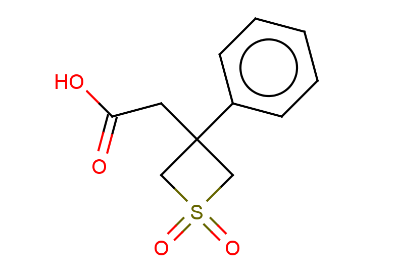 2-(1,1-dioxo-3-phenyl-1lambda6-thietan-3-yl)acetic acid