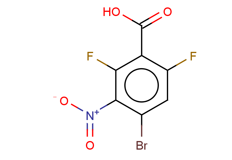 4-bromo-2,6-difluoro-3-nitrobenzoic acid