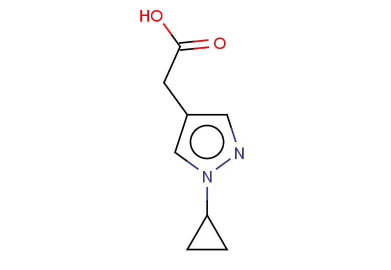 2-(1-cyclopropyl-1H-pyrazol-4-yl)acetic acid