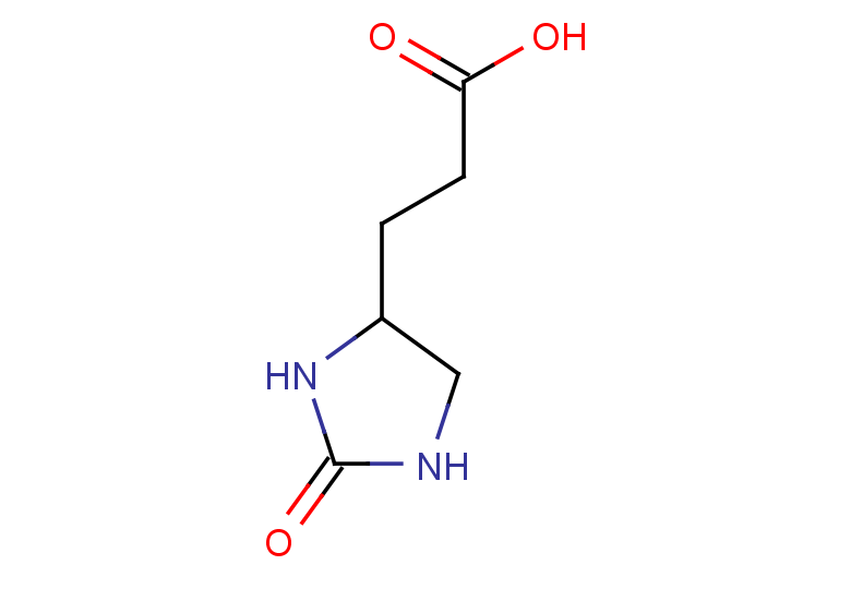 3-(2-oxoimidazolidin-4-yl)propanoic acid