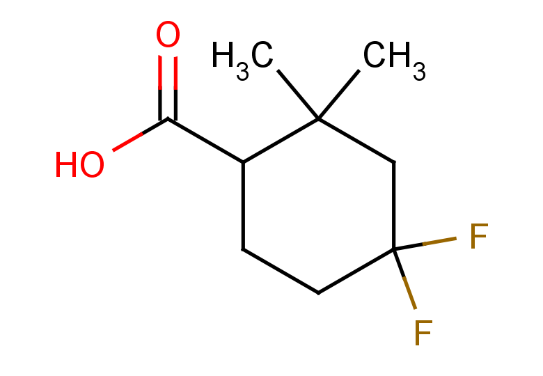 4,4-difluoro-2,2-dimethylcyclohexane-1-carboxylic acid