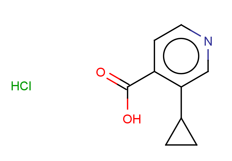 3-cyclopropylpyridine-4-carboxylic acid hydrochloride