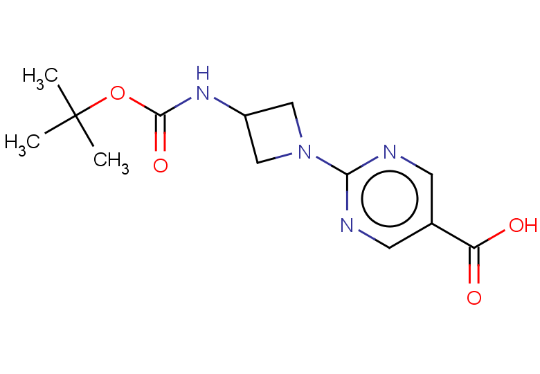 2-(3-{[(tert-butoxy)carbonyl]amino}azetidin-1-yl)pyrimidine-5-carboxylic acid