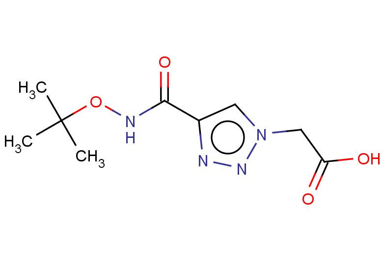 2-{4-[(tert-butoxy)carbamoyl]-1H-1,2,3-triazol-1-yl}acetic acid