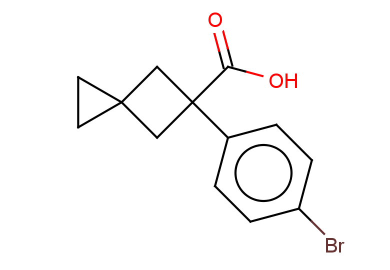 5-(4-bromophenyl)spiro[2.3]hexane-5-carboxylic acid