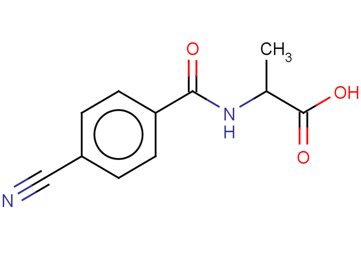 2-[(4-cyanophenyl)formamido]propanoic acid