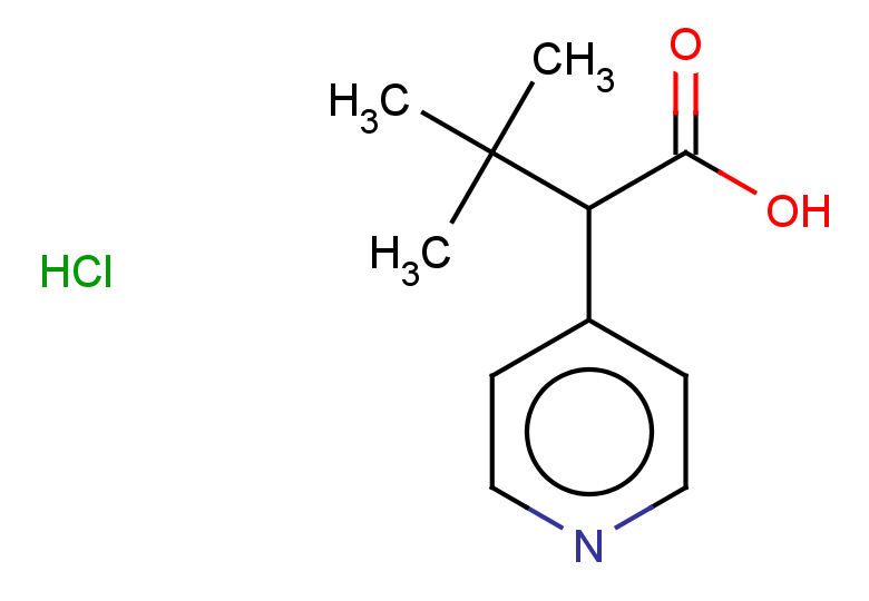 3,3-dimethyl-2-(pyridin-4-yl)butanoic acid hydrochloride