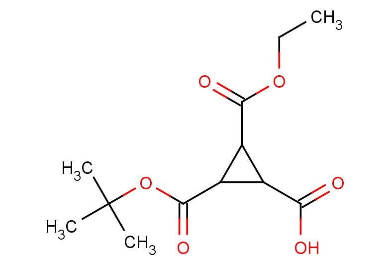 2-[(tert-butoxy)carbonyl]-3-(ethoxycarbonyl)cyclopropane-1-carboxylic acid