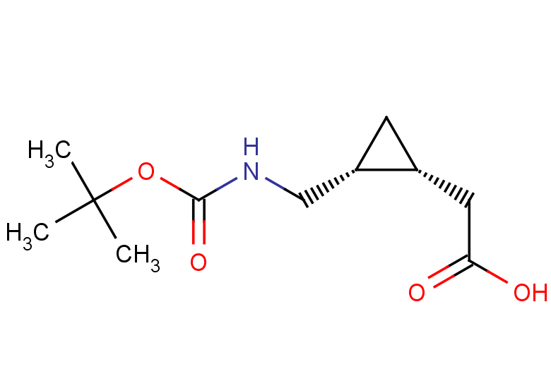 rac-2-[(1R,2R)-2-({[(tert-butoxy)carbonyl]amino}methyl)cyclopropyl]acetic acid, cis