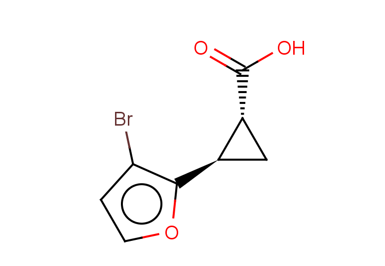 rac-(1R,2R)-2-(3-bromofuran-2-yl)cyclopropane-1-carboxylic acid, trans