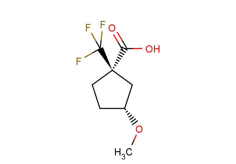 rac-(1R,3R)-3-methoxy-1-(trifluoromethyl)cyclopentane-1-carboxylic acid