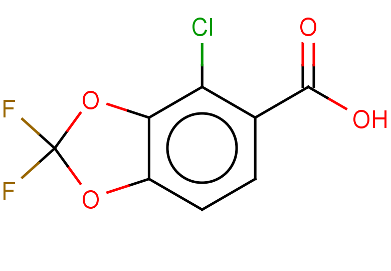 4-chloro-2,2-difluoro-1,3-dioxaindane-5-carboxylic acid