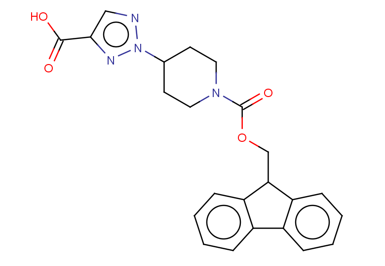 2-(1-{[(9H-fluoren-9-yl)methoxy]carbonyl}piperidin-4-yl)-2H-1,2,3-triazole-4-carboxylic acid