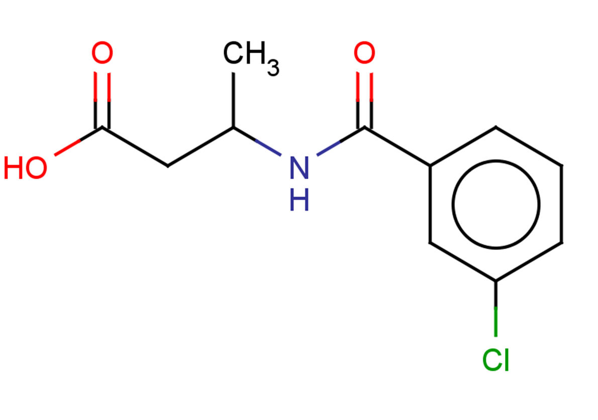 3-[(3-chlorophenyl)formamido]butanoic acid