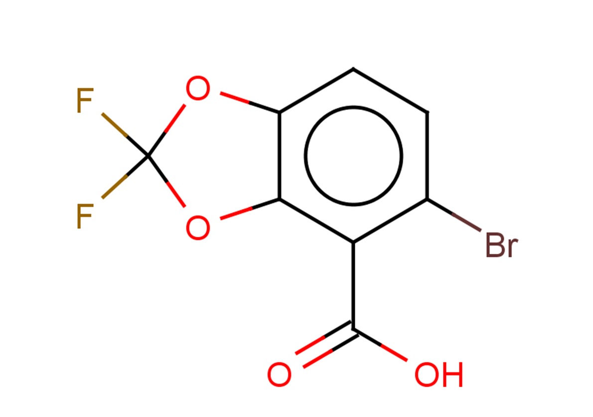 5-bromo-2,2-difluoro-1,3-dioxaindane-4-carboxylic acid