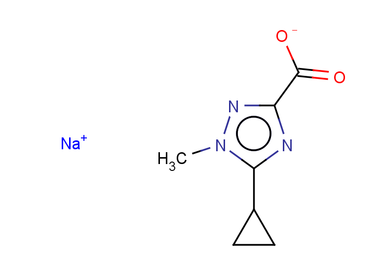 sodium 5-cyclopropyl-1-methyl-1H-1,2,4-triazole-3-carboxylate