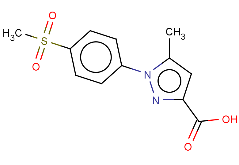 1-(4-methanesulfonylphenyl)-5-methyl-1H-pyrazole-3-carboxylic acid
