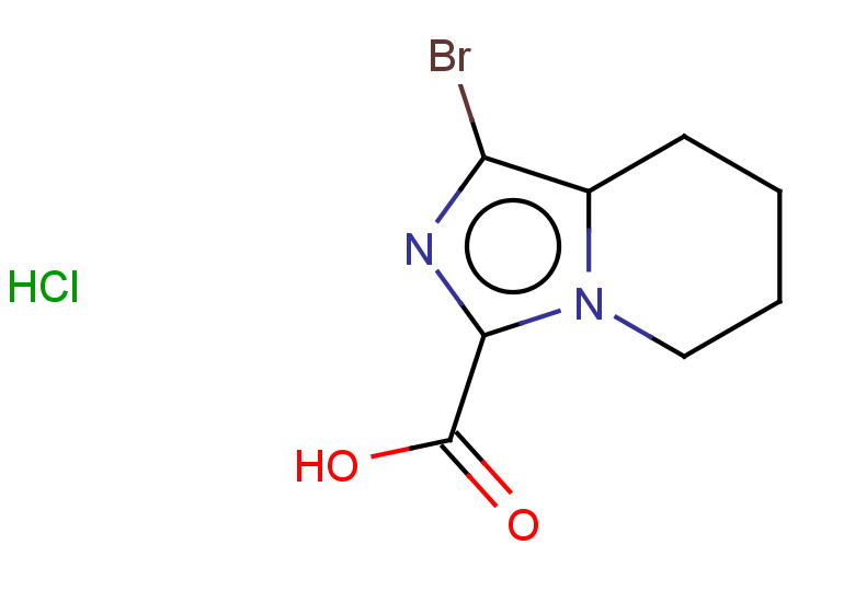 1-bromo-5H,6H,7H,8H-imidazo[1,5-a]pyridine-3-carboxylic acid hydrochloride