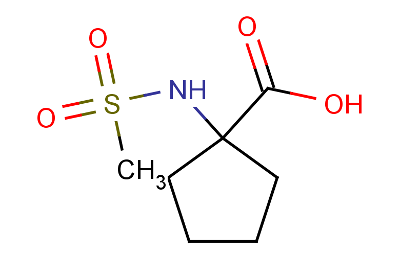1-methanesulfonamidocyclopentane-1-carboxylic acid