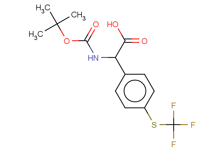 2-{[(tert-butoxy)carbonyl]amino}-2-{4-[(trifluoromethyl)sulfanyl]phenyl}acetic acid