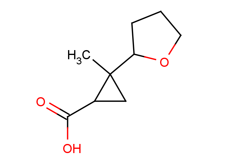 2-methyl-2-(oxolan-2-yl)cyclopropane-1-carboxylic acid, Mixture of diastereomers