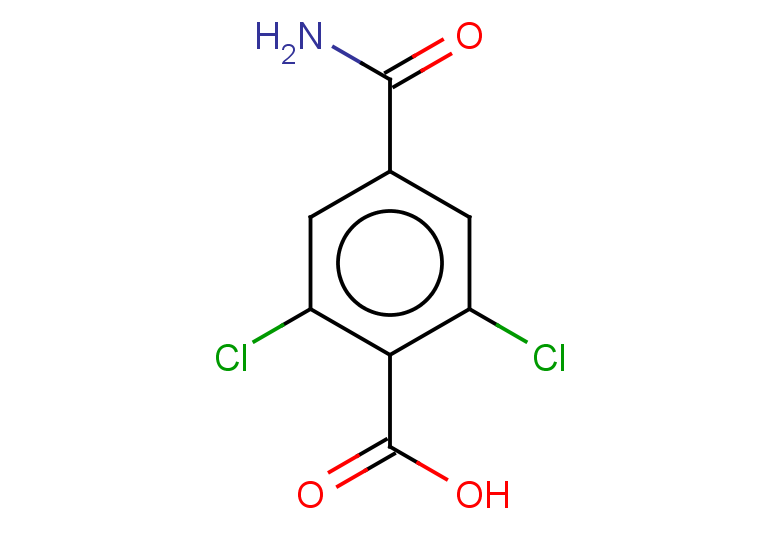 4-carbamoyl-2,6-dichlorobenzoic acid