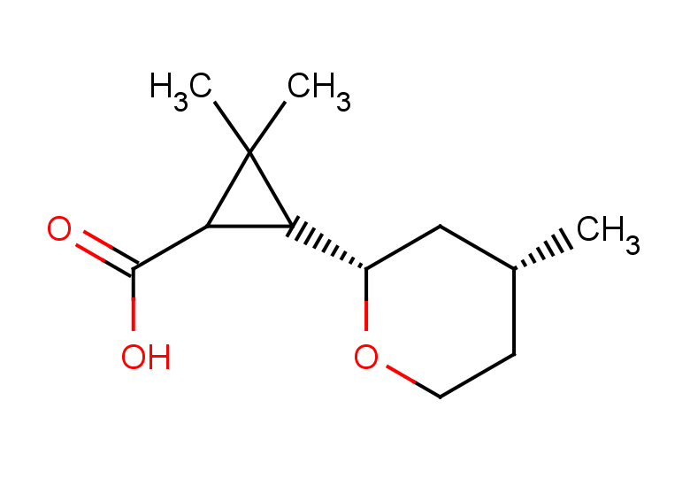 rac-2,2-dimethyl-3-[(2R,4S)-4-methyloxan-2-yl]cyclopropane-1-carboxylic acid