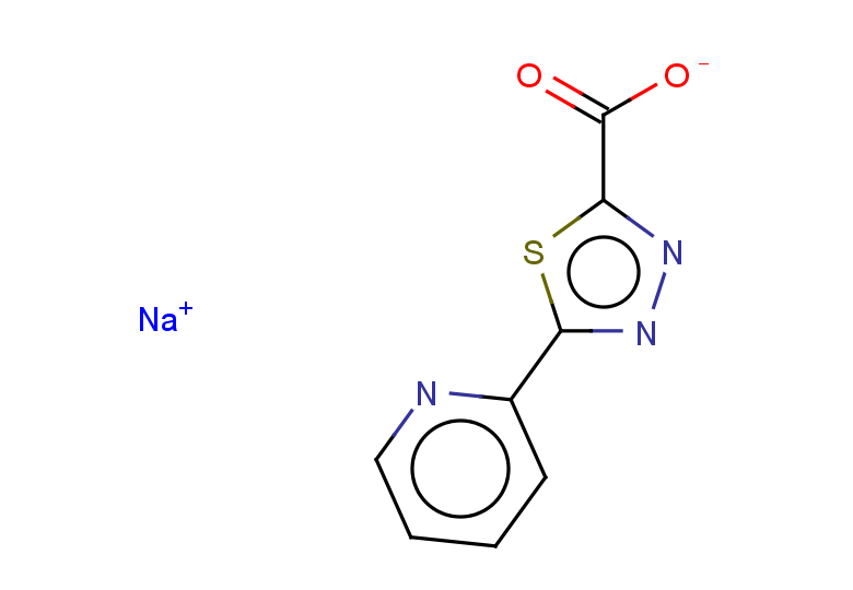 sodium 5-(pyridin-2-yl)-1,3,4-thiadiazole-2-carboxylate