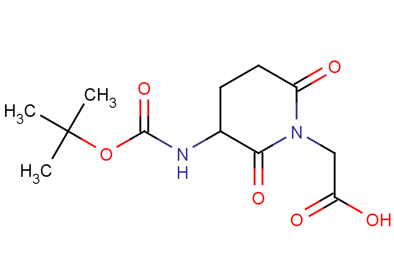 2-(3-{[(tert-butoxy)carbonyl]amino}-2,6-dioxopiperidin-1-yl)acetic acid