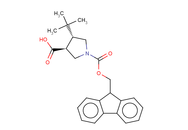 rac-(3R,4S)-4-tert-butyl-1-{[(9H-fluoren-9-yl)methoxy]carbonyl}pyrrolidine-3-carboxylic acid