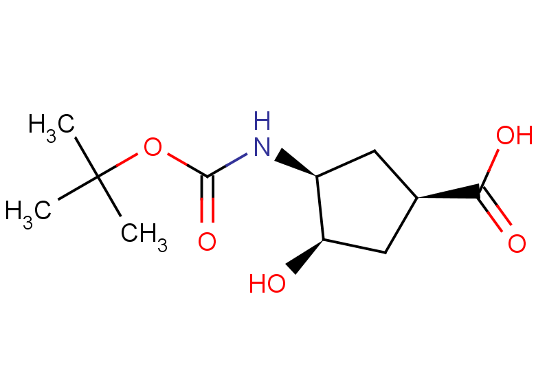 (1R,3S,4R)-3-{[(tert-butoxy)carbonyl]amino}-4-hydroxycyclopentane-1-carboxylic acid