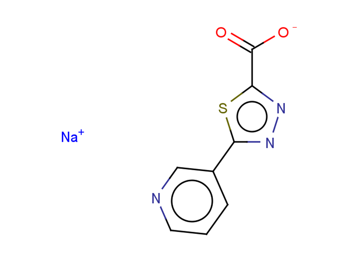 sodium 5-(pyridin-3-yl)-1,3,4-thiadiazole-2-carboxylate