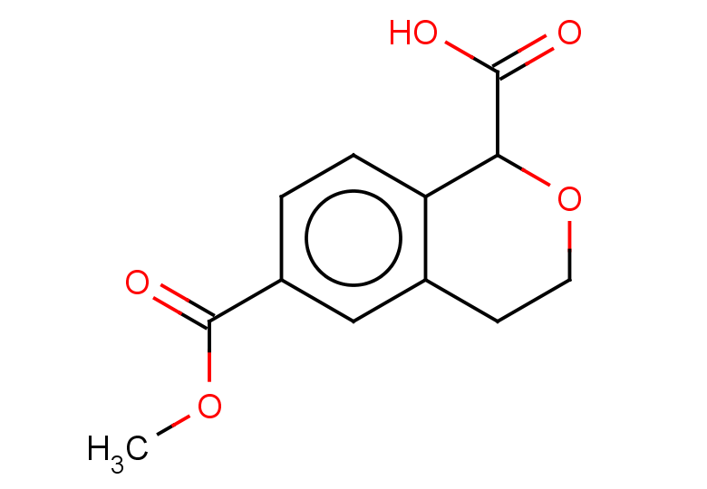 6-(methoxycarbonyl)-3,4-dihydro-1H-2-benzopyran-1-carboxylic acid