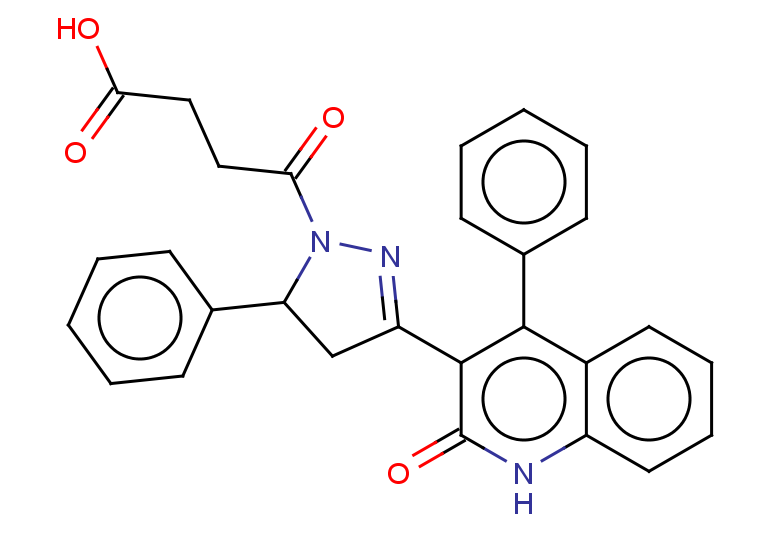 4-oxo-4-[3-(2-oxo-4-phenyl-1,2-dihydroquinolin-3-yl)-5-phenyl-4,5-dihydro-1H-pyrazol-1-yl]butanoic acid