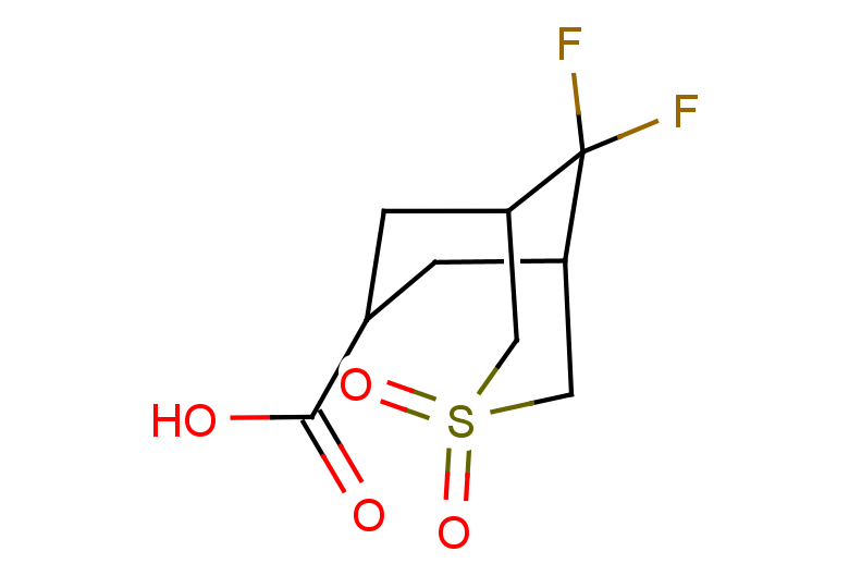 9,9-difluoro-3,3-dioxo-3lambda6-thiabicyclo[3.3.1]nonane-7-carboxylic acid