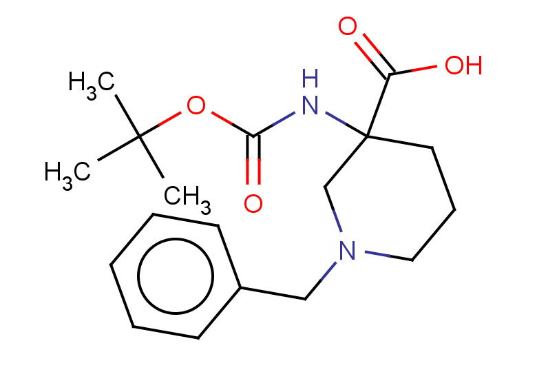 1-benzyl-3-{[(tert-butoxy)carbonyl]amino}piperidine-3-carboxylic acid